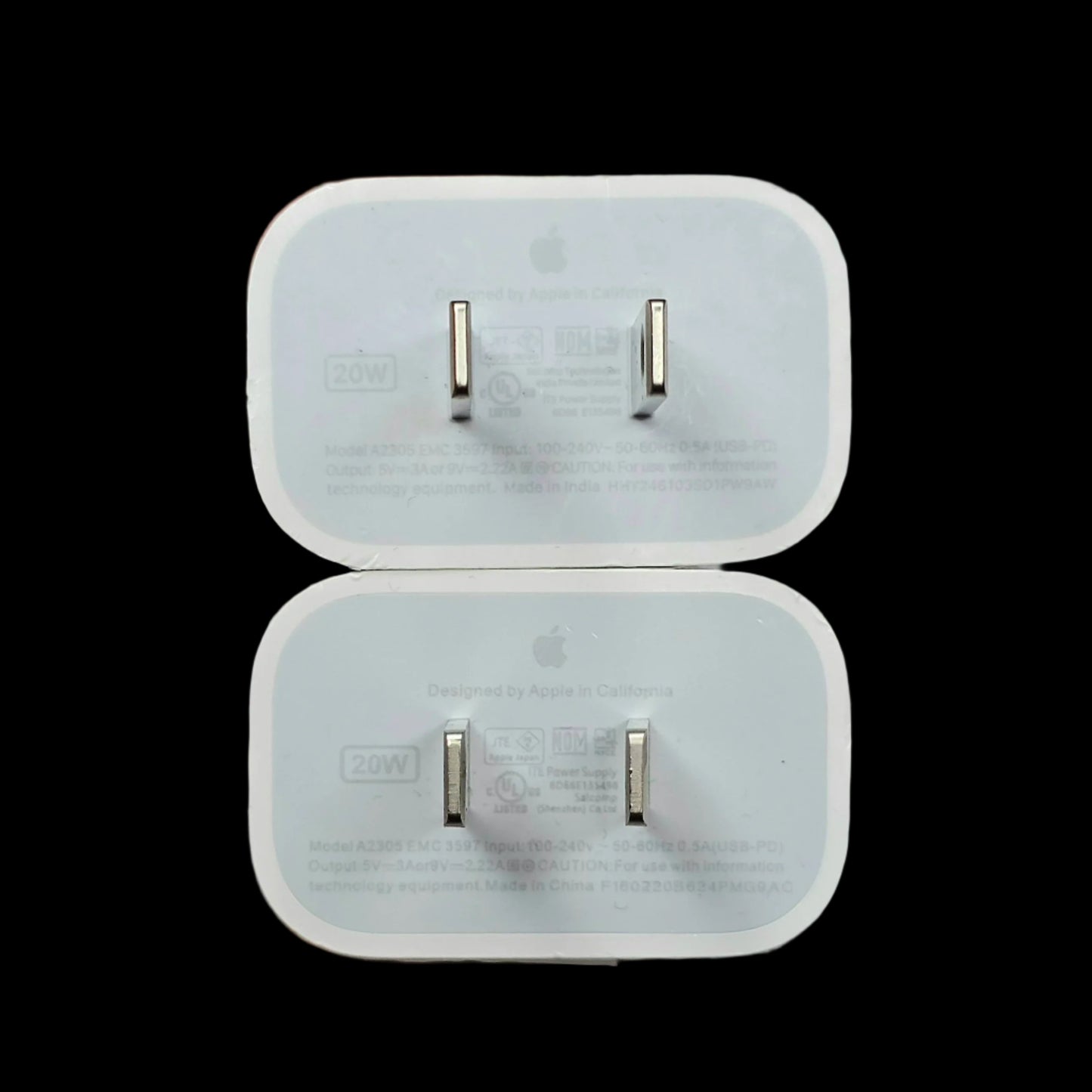 Apple 20W USB-C 100% ORIGINAL (2Pin)
